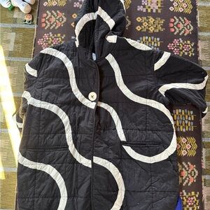 Haptic Lab Snake Path Quilt Coat with Hood